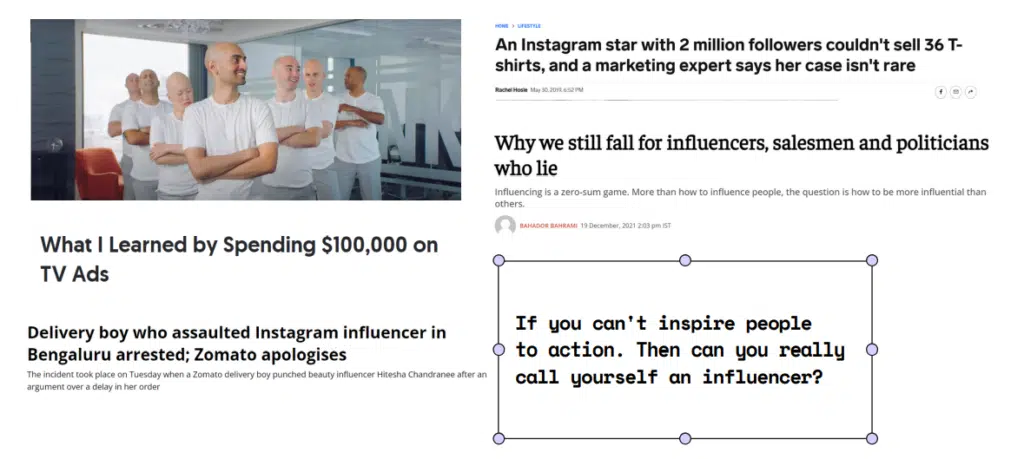 Influencers: Marketing Stories of 2021